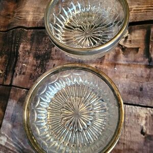 Bowl, Coffee Table, Candy, Nuts, Crystal, Glass, Silver
